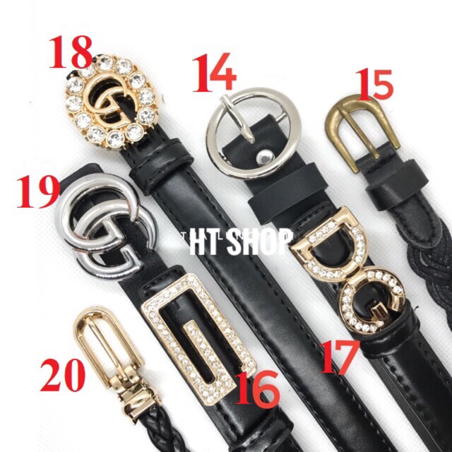 Thắt lưng nữ - 20 mẫu