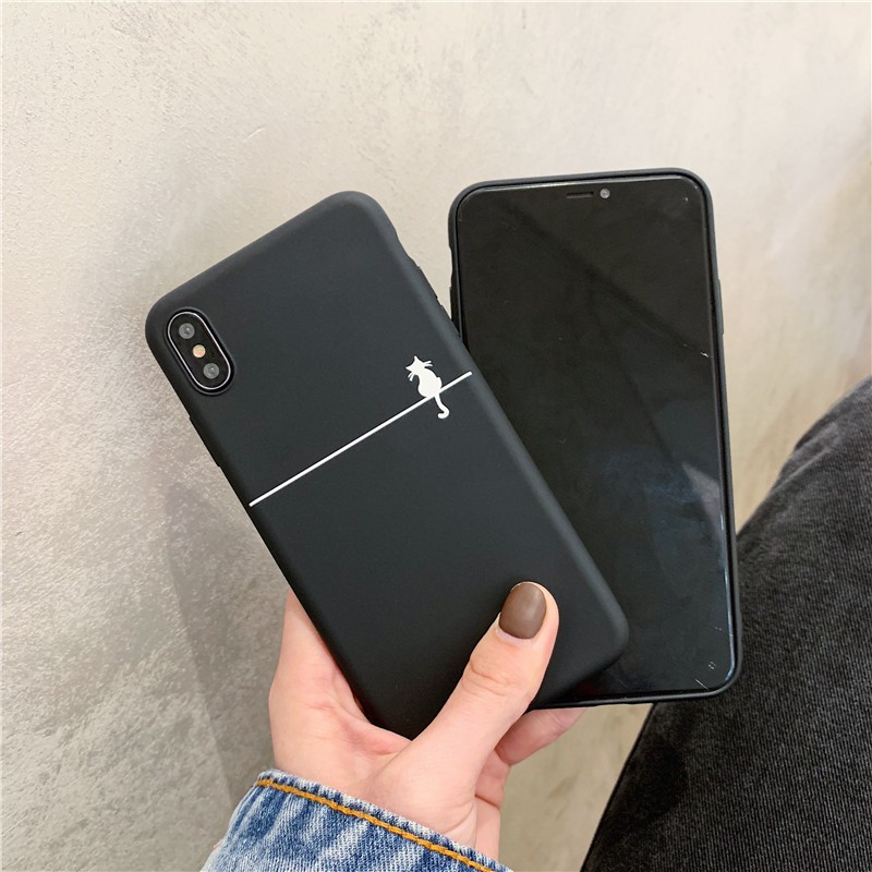 [ IPHONE ] Ốp Lưng Silicon White Cat - B085 | BigBuy360 - bigbuy360.vn