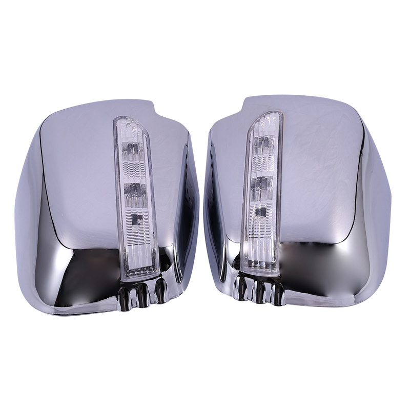 Ốp gương cửa ô tô có đèn LED cho Mitsubishi Triton L200 2005-2014 Pajero Sport 2011