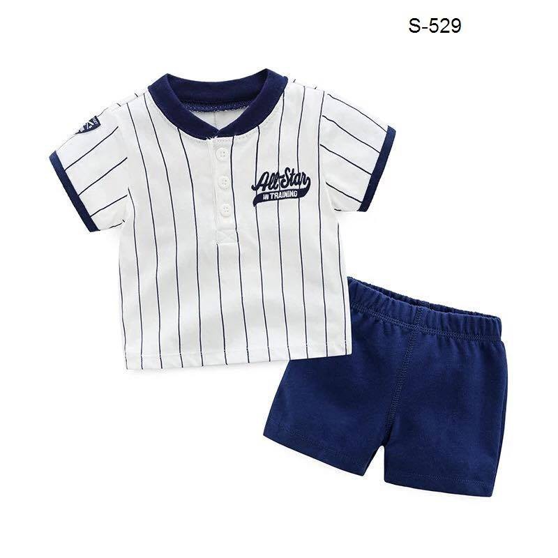set bộ thun 100% cotton cho bé trai