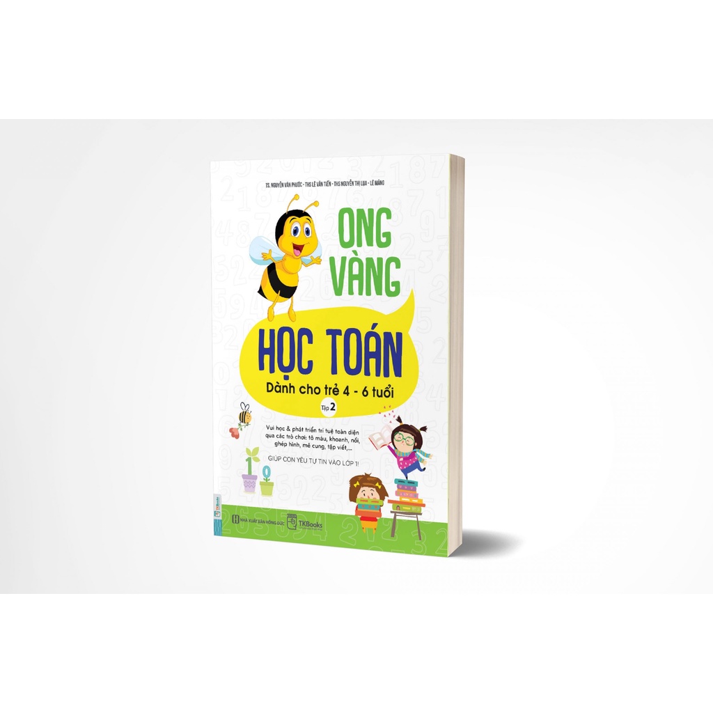 Sách - Ong Vàng Học Toán Dành Cho Trẻ 4-6 Tuổi - Tập 2