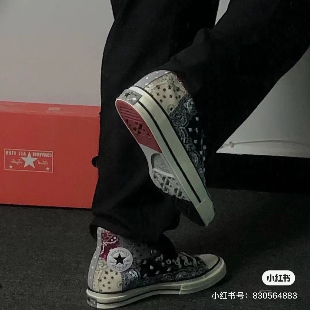 Giày Sneaker Converse 1970S Vải canvas Cổ Cao Thêu Hoa 2 Màu Cá Tính Cho Nam Và Nữ169881Phụ Kiện Chuyên Dụng Dành Cho C 008 2208 2200 220