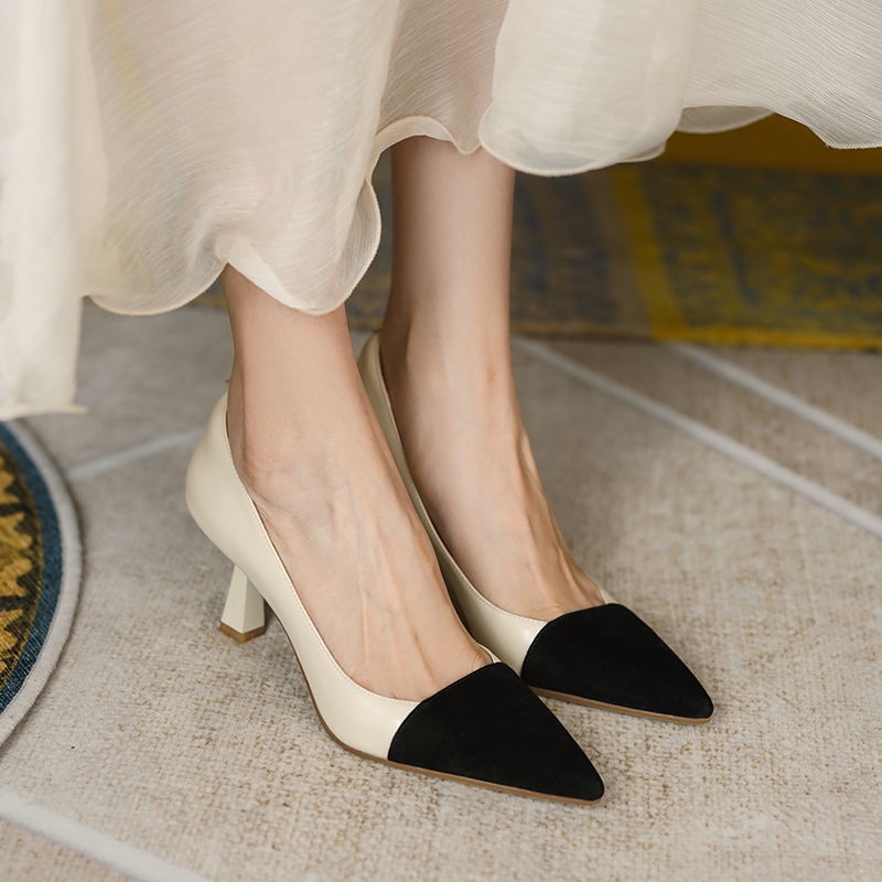 Giày Cao Gót Phong Cách Chanel Thời Trang Mùa Xuân 2022