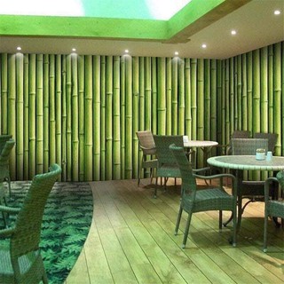 Combo 13 cuộn decal dán tường tre trúc đậm