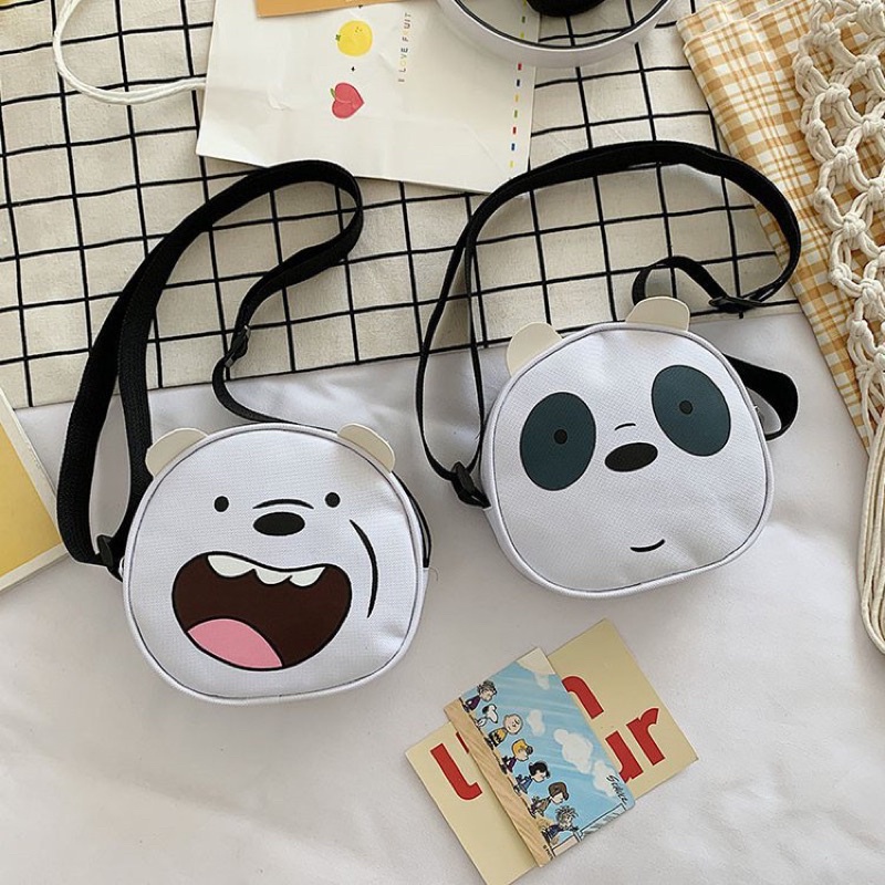 Túi mini đeo chéo WE BARE BEAR chúng tôi là gấu siêu cute