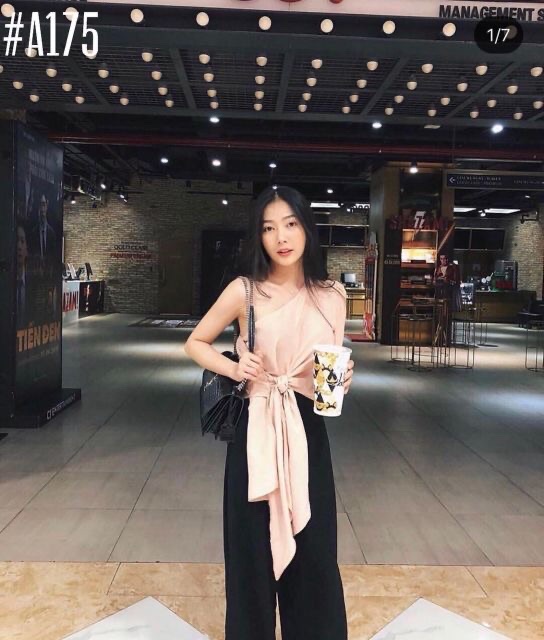 Áo Lệch Vai Buộc Nơ (VIDEO, ẢNH THẬT CHÍNH CHỦ)