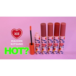 [Có Sẵn] Son 3CE Maison Kitsune Velvet Lip Tint