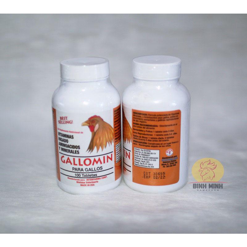 Gallomin - USA - 20 Viên BM GAMEFARM
