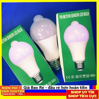 BÓNG ĐÈN LED 9W CẢM ỨNG HỒNG NGOẠI đúng công suất
