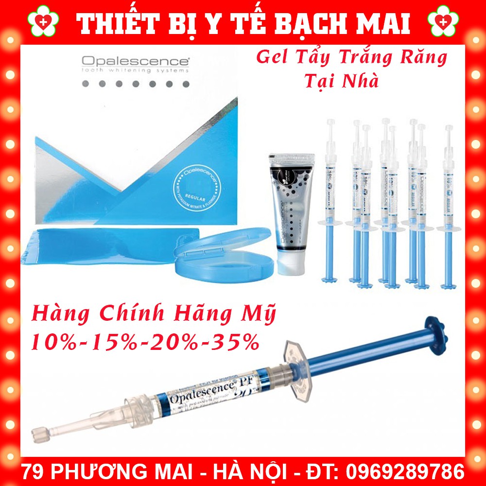 Thuốc Tẩy Trắng Răng Tại Nhà Opalescence Mỹ 10%,15%,20%,35% [Chính Hãng]