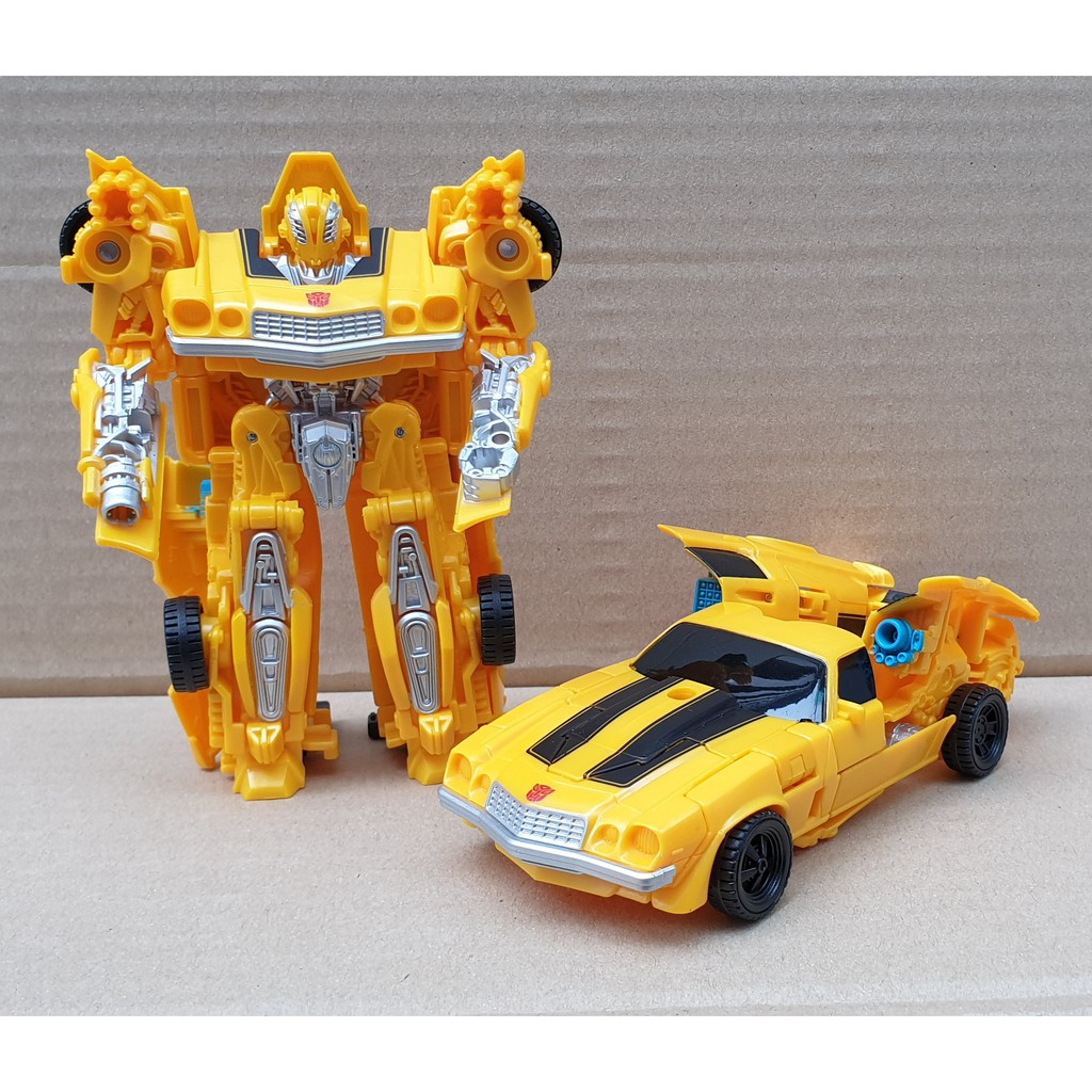 Robot biến hình xe Ô tô Bumblebee cao 11cm, màu vàng nhiều bước Transformers - Hasbro