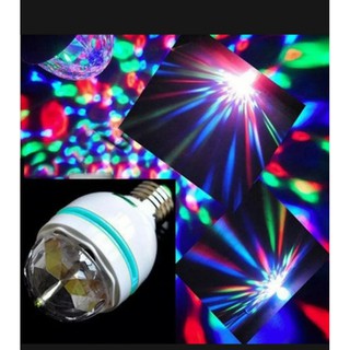 Đèn led Xoay Vũ trường 7 màu đui E27,Đèn cầu quay,Đèn sân khấu