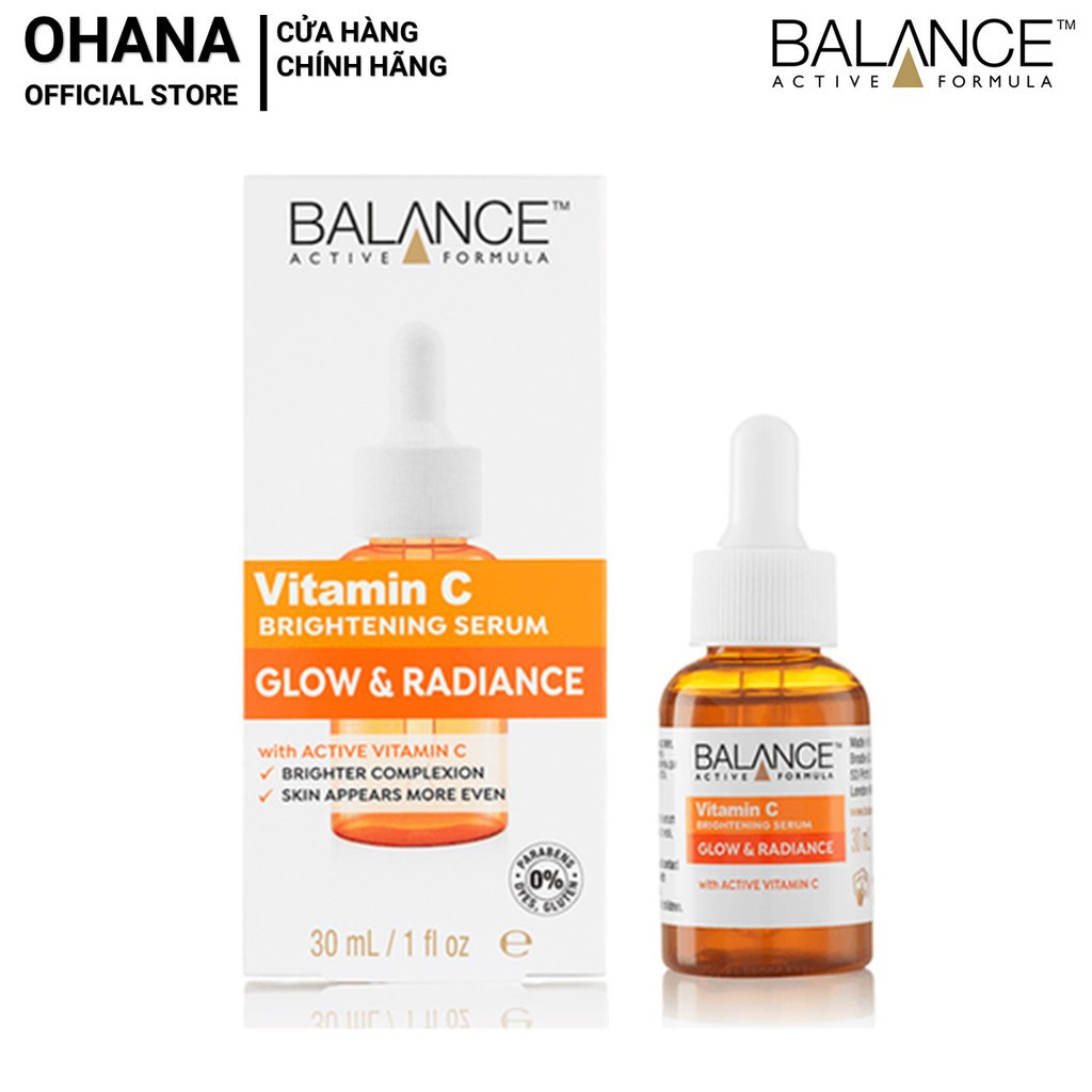 ∈Tinh Chất Mờ Thâm, Dưỡng Trắng Da Balance Active Formula Vitamin C Brightening Serum 30ml