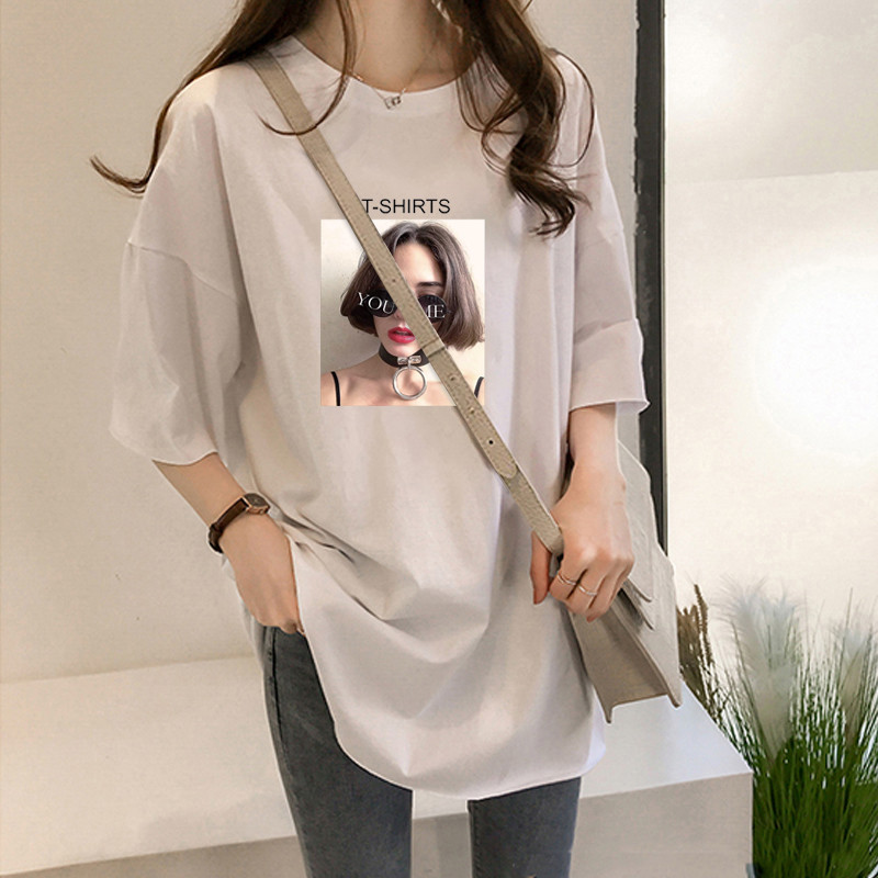 NRVP Áo Thun Ngắn Tay Dáng Rộng Thời Trang Cho Nữ