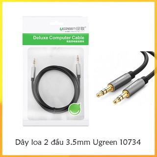 Dây audio 3.5mm 1.5m ugreen 10734 chính hãng