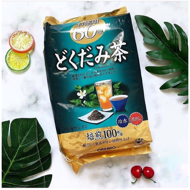 Trà Orihiro giúp thanh lọc thải độc cơ thể, giảm mỡ bụng của Nhật Bản hộp 60 gói