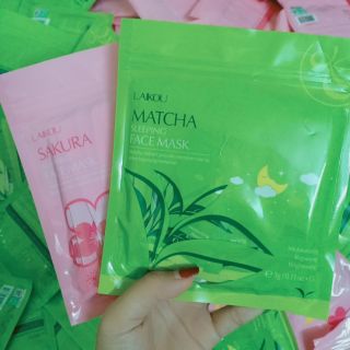 [Combo 2 gói] Mặt nạ ngủ LAIKOU matcha + sakura