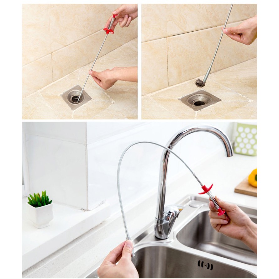 Dụng cụ gắp rác bồn rửa chén, lavabo, cầu, cống ( Hàng có sẵn)