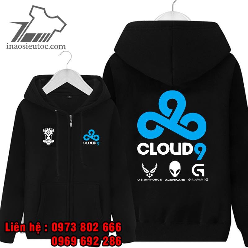 [SIÊU RẺ] Áo khoác Cloud9 - áo khoác team Lol đẹp giá rẻ chất lượng