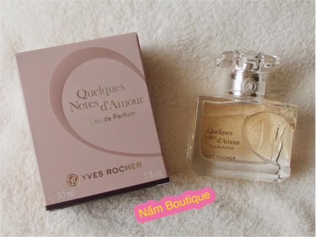 Nước hoa Quelques Notes d'amour - Những cung bậc của tình yêu !!!