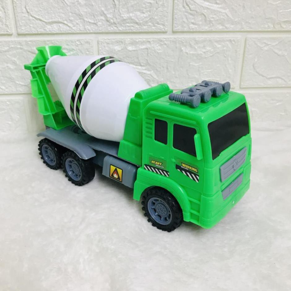 MÔ HÌNH XE ĐỒ CHƠI CÁC LOẠI - xe trộn bê tông - xe thùng - xe trở thú