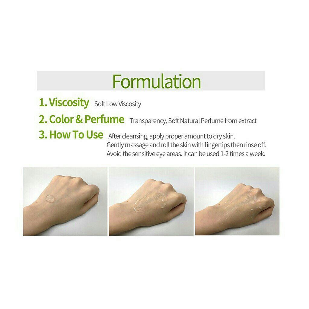 Gel tẩy tế bào chết trái cây IUNIK Lime Moisture Mild Peeling Gel 120g - NiNiShop