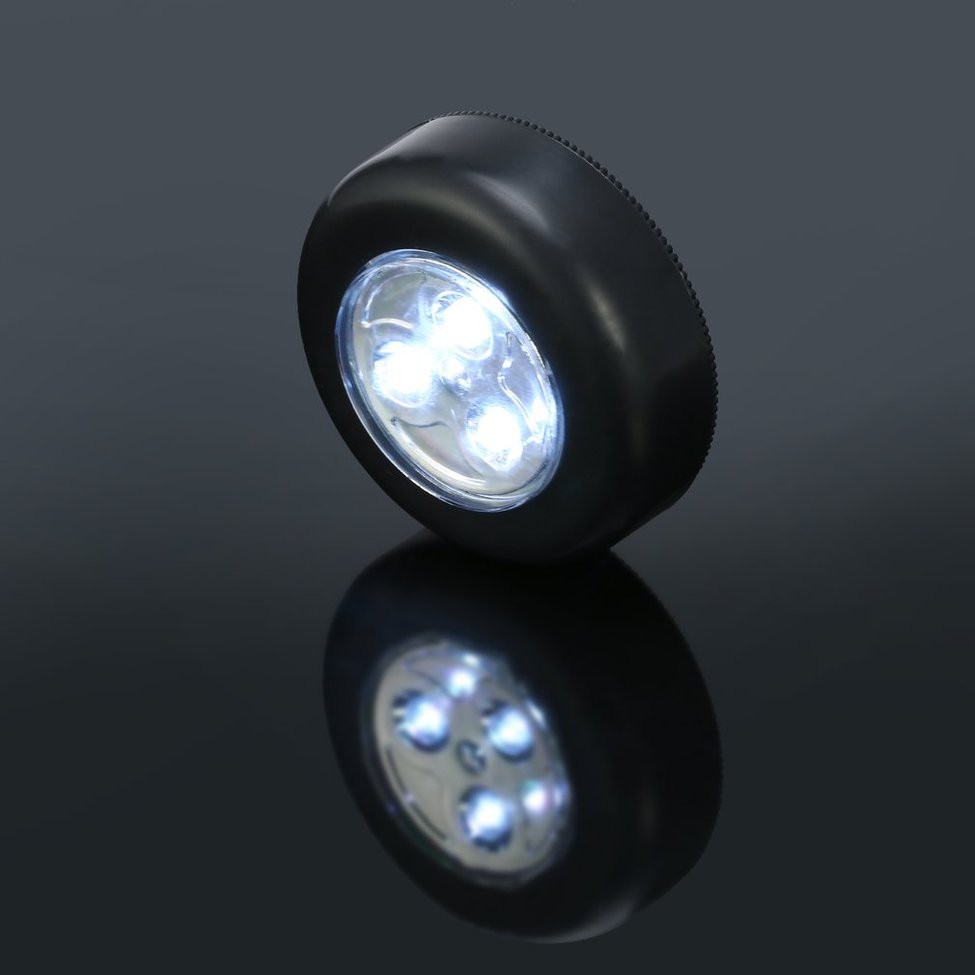 Đèn LED 3 bóng gắn tường chiếu sáng chạy bằng pin tiện dụng