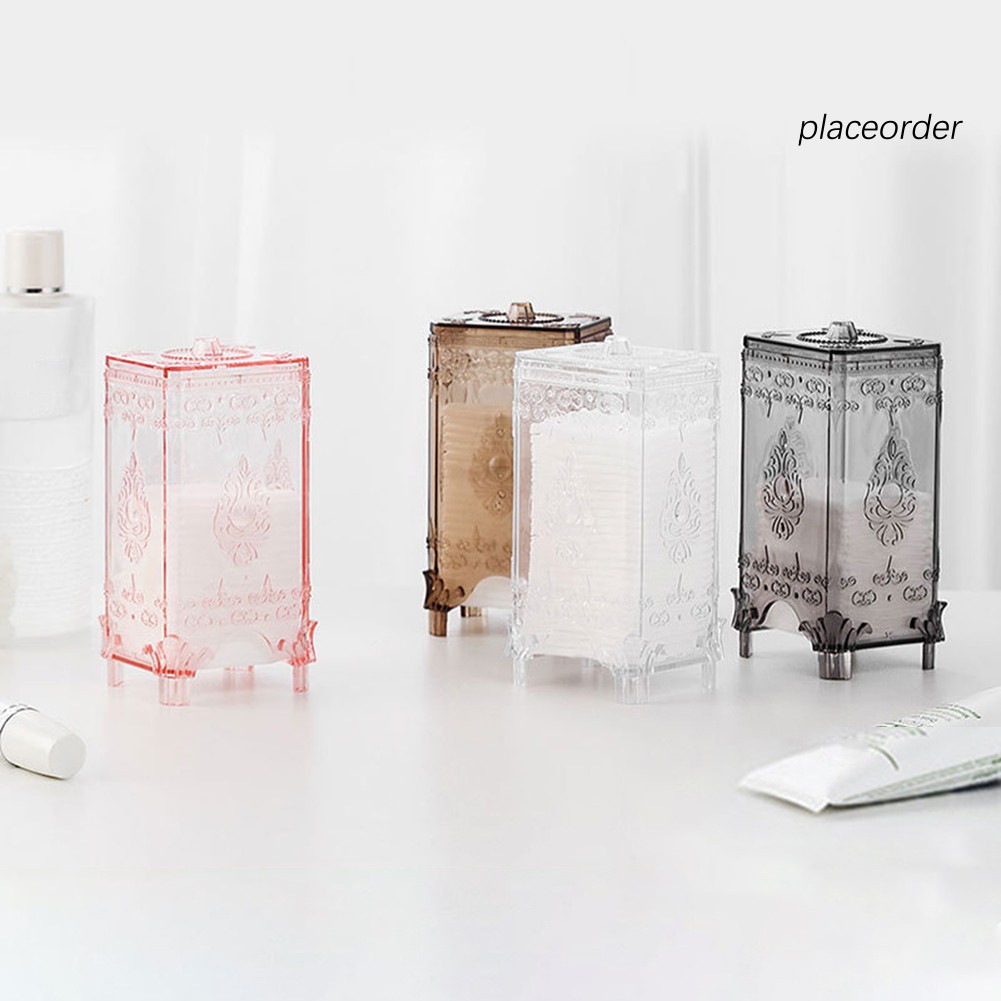 Hộp Đựng Bông Tẩy Trang Theo Phong Cách Châu Âu Tiện Dụng