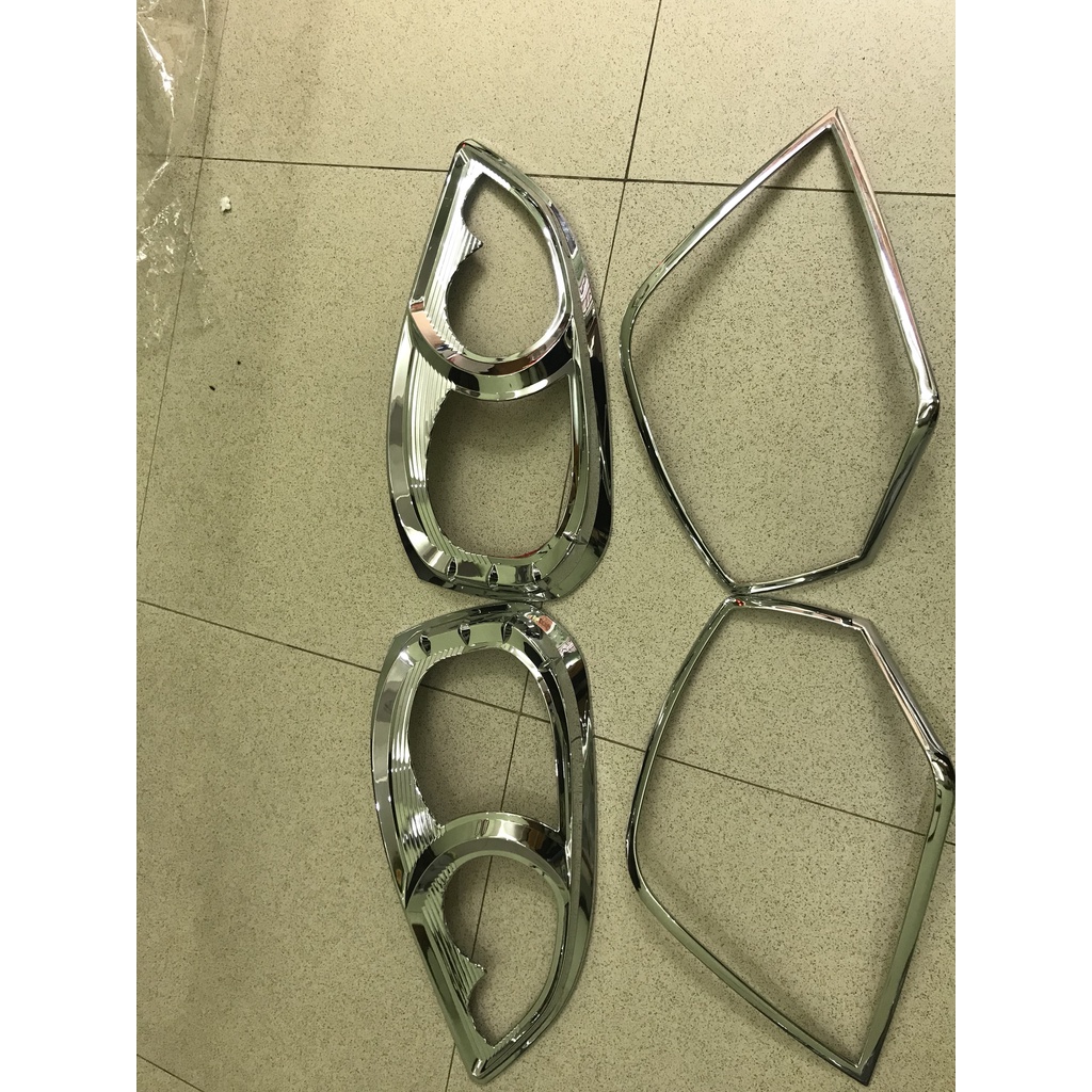 Bộ ốp viền đèn Pha + Hậu mạ Crom xe Lacetti Việt Nam đời 2004-2009