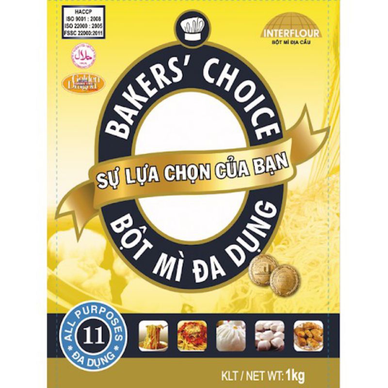 Bột mì Số 11 Bakers' Choice 1kg
