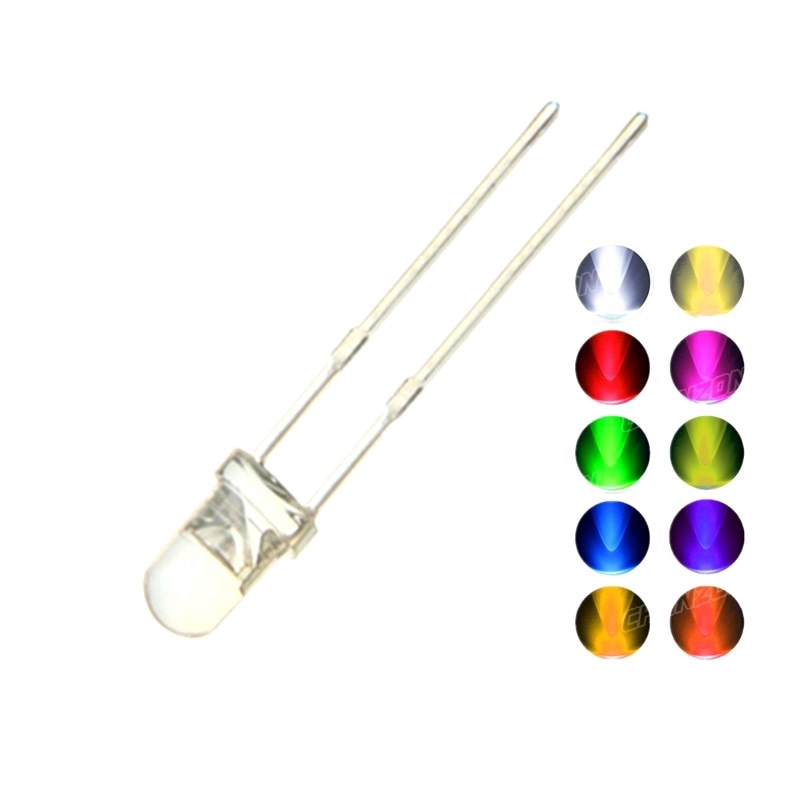 Set 100 Điốt Đèn Led 3mm 3v Chuyên Dụng