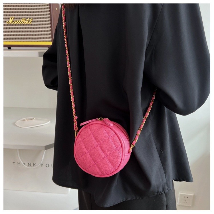 Túi Xách Mini Nữ Dáng Tròn Quả Trám Chất Da Mềm Đẹp Siêu Dễ Thương - ViVi