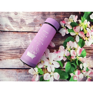 Bình nước thủy tinh màu- giữ nhiệt thủy tinh bọc nhựa 450ml