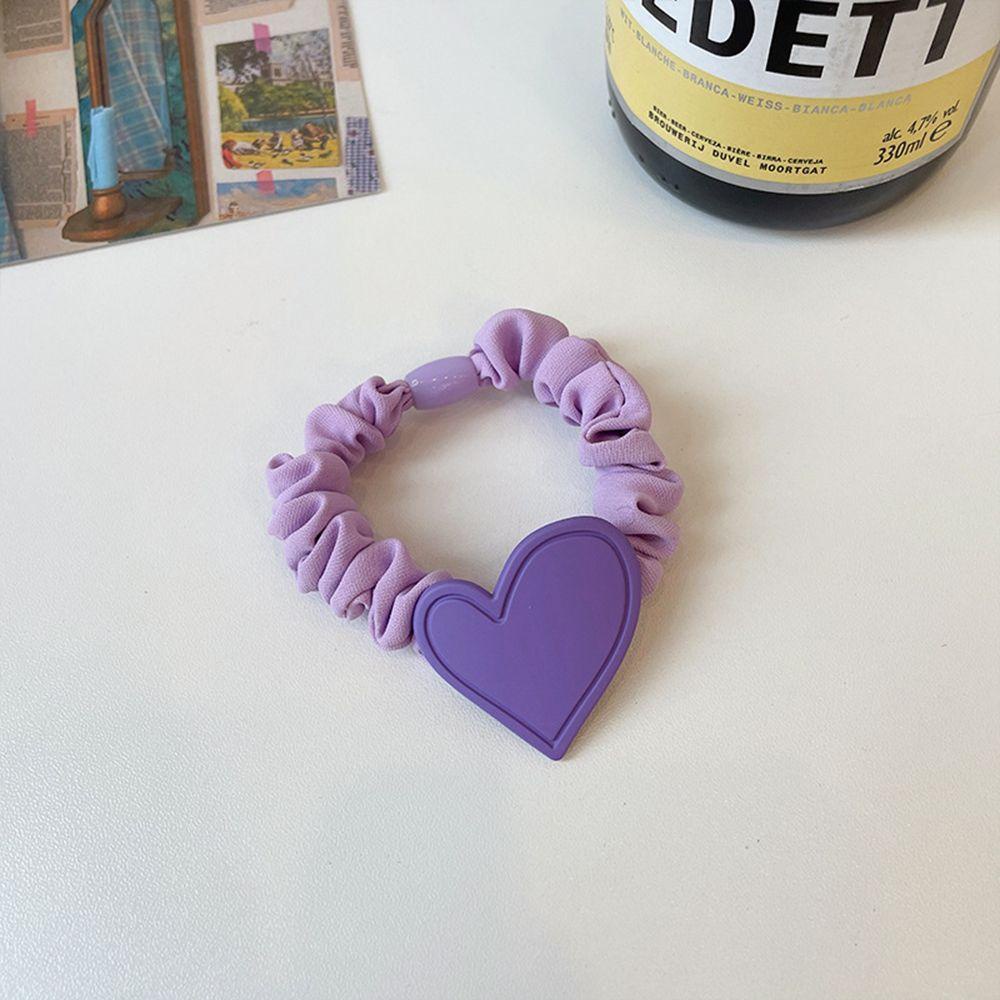 VANES1 Dây Cột Tóc Bằng Nhựa Hình Gấu Ngọt Ngào Dễ Thương Cho Nữ