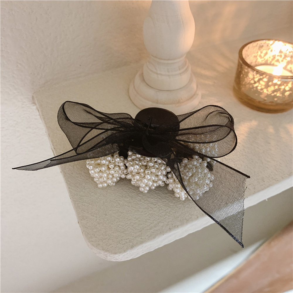 Kẹp Càng Cua Đính Ngọc Trai Thời Trang Dành Cho Nữ