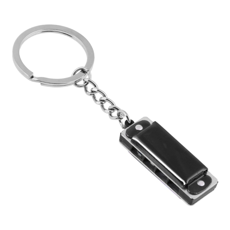 Kèn Harmonica Mini Có Móc Khóa Độc Đáo Cho Bé