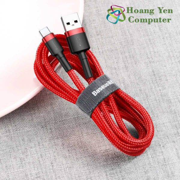 Cáp Sạc TYPE C Baseus Cafule Hổ Trợ Truyền Dữ Liệu Cho Android - BH Chính Hãng 12 Tháng - Hoàng Yến Computer