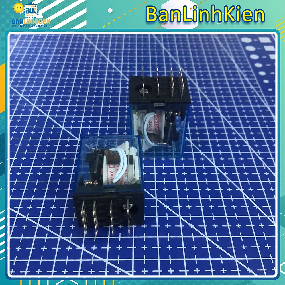Relay kiếng omron 14 chân/ relay 12V/ 24V/ 220V 14 chân 5A/ Đế Relay | BigBuy360 - bigbuy360.vn