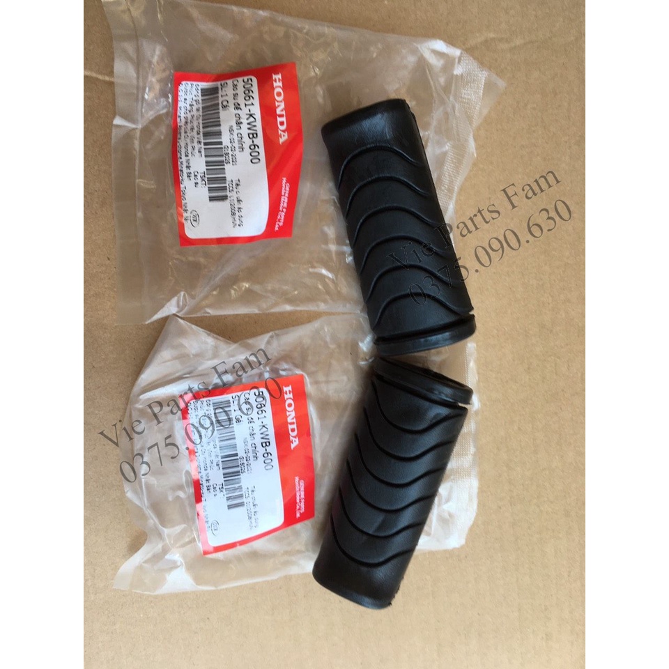 CẠP CAO SU ĐỂ CHÂN  TRƯỚC WAVE CÁC ĐỜI DÙNG CHUNG , HÀNG CHÍNH HÃNG HONDA