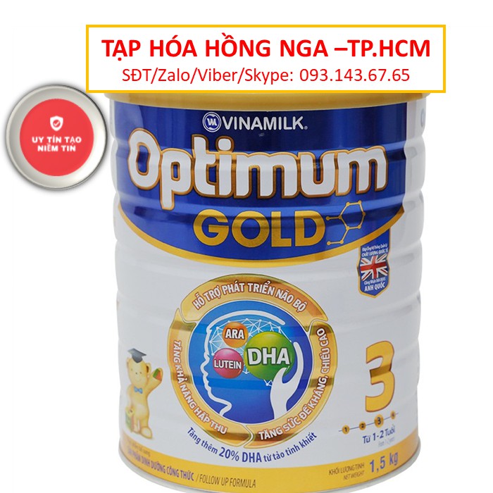 [ Giá Hủy Diệt ] SỮA BỘT OPTIMUM GOLD 3 1,5KG