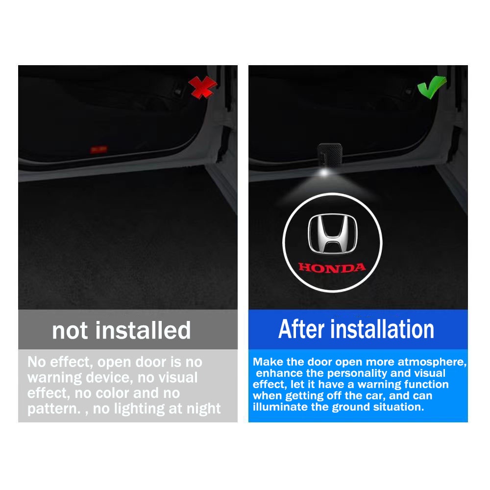 Đèn led Không Dây Laser Dùng Để Trang Trí Cửa Xe Hơi