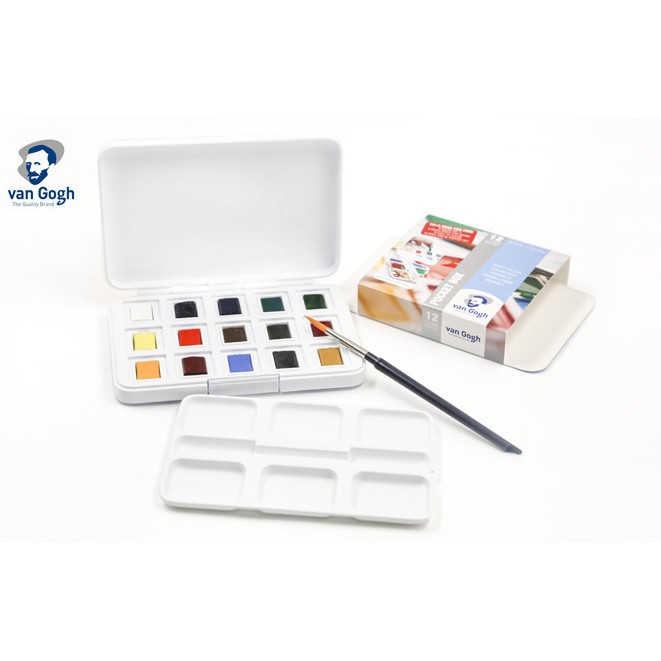 Set màu nước Vangogh [ CHÍNH HÃNG ] 12 màu theo chủ đề