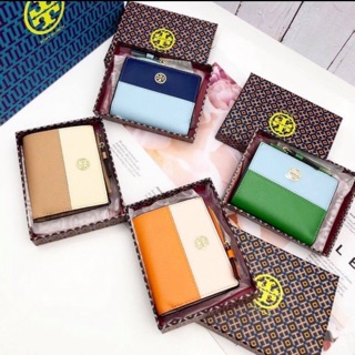 🆘Rẻ nhất shopee🆘 Ví gập Tory Burch vân saffiano siêu bền