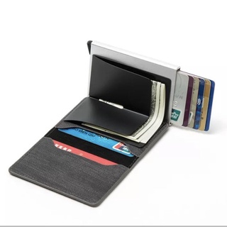 Ví Nam, Bóp đựng thẻ dành cho nam, ví nam cầm tay đựng thẻ atm ngân hàng tích hợp công nghệ chống trộm RFID