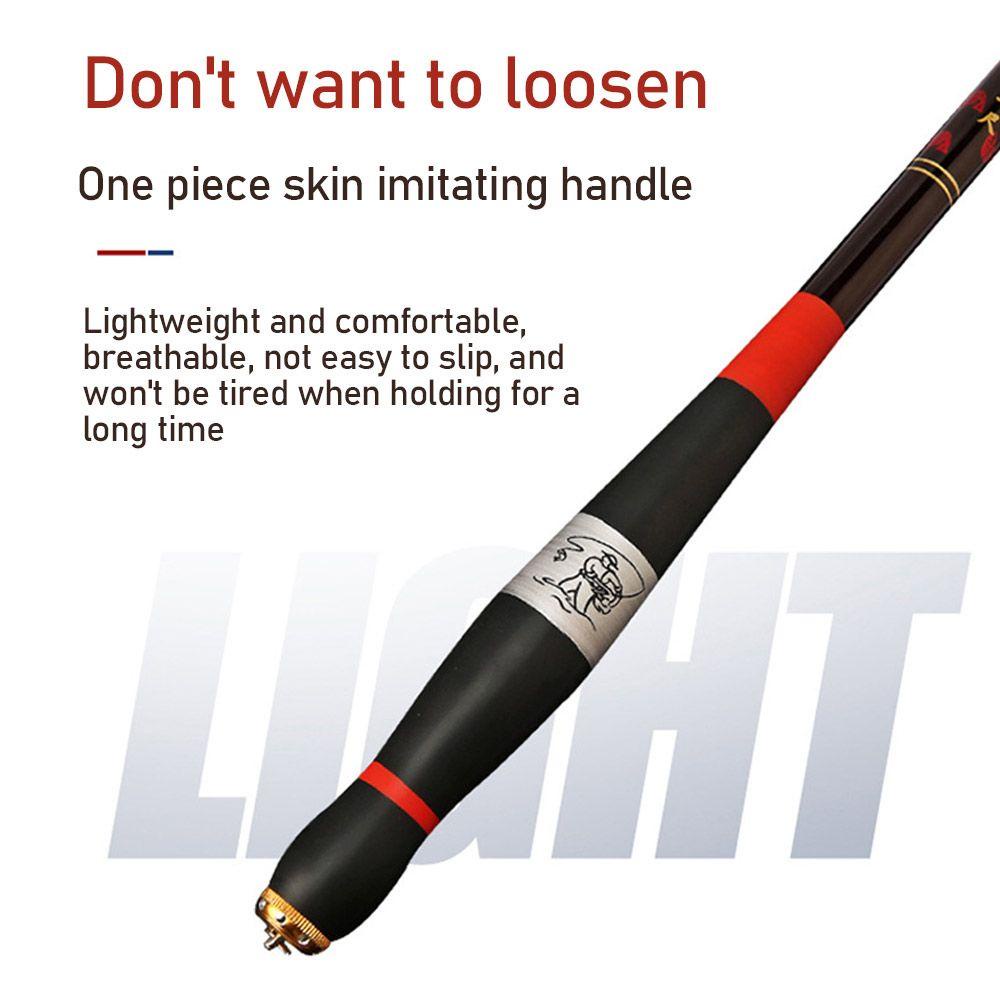 MUVAKO Cần Câu Cá Bằng Sợi Carbon Siêu Nhẹ