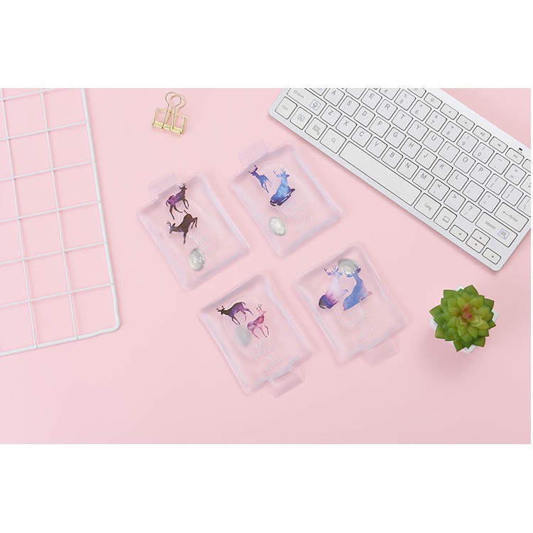TS11 túi sưởi mini bẻ xu hình chữ nhật 11,5*8,5 cm dùng được nhiều lần có hộp