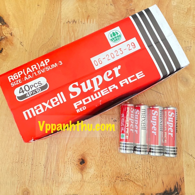 PIN AA VĨ 4 CỤC MAXELL