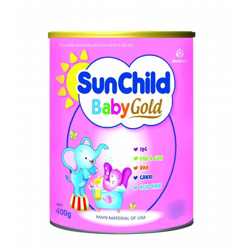 Sữa Sunchild Baby Gold loại 400gam