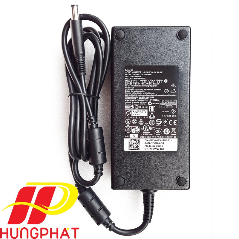 [ Sạc Zin ] Sạc Laptop Dell 19.5V-9.23A 180W CHÍNH HÃNG - Hàng cũ bóc máy M4600 M4700 M4800 M2010 M1710 M14X M15X M17X