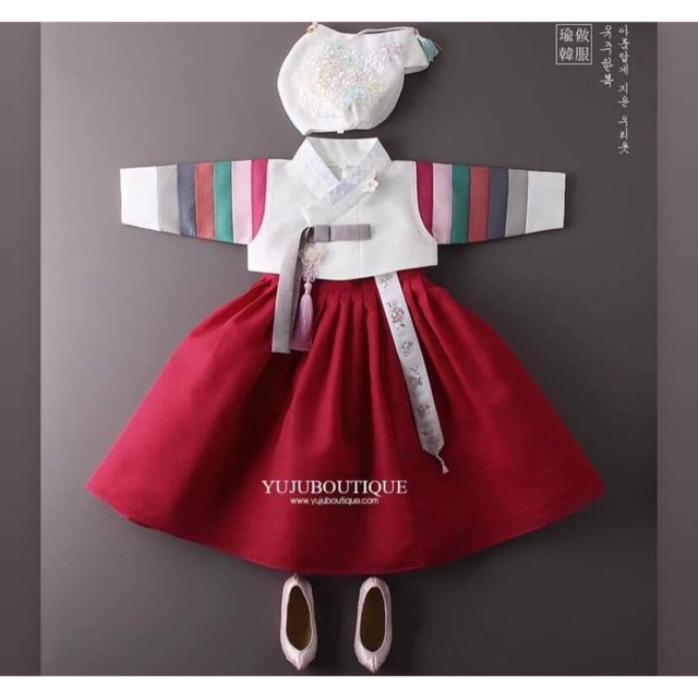 HANBOK BÉ GÁI MẪU MỚI CHUẨN HÀN QUỐC